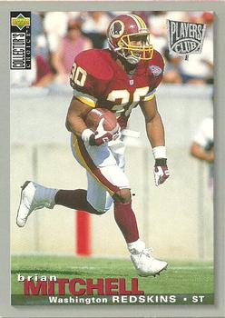 Brian Mitchell Washington Redskins 1995 Upper Deck Collector's Choice Player's Club #265
